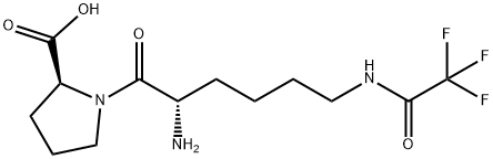 N6-三氟乙酰赖氨酸脯氨酸 结构式