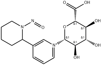 1-BETA-D-吡喃葡糖酸基-3-(1-亚硝基-2-哌啶基)吡啶, 1033078-12-4, 结构式