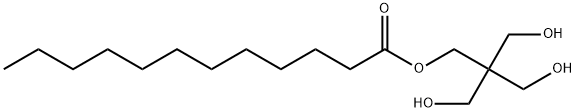 3-hydroxy-2,2-bis(hydroxymethyl)propyl laurate Struktur