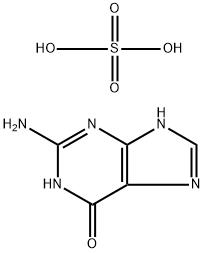 グアニン硫酸塩二水和物 化学構造式