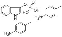 りん酸3-インドキシル, ジ-P-トルイジニウム塩 化学構造式