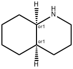 rel-1,2,3,4,4aα*,5,6,7,8,8aα*-デカヒドロキノリン 化学構造式