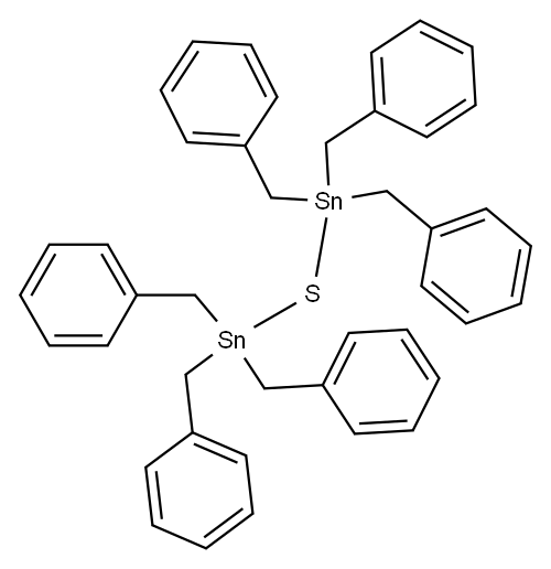 チオビス(トリベンジルスタンナン) 化学構造式