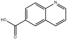 6-Quinolinecarboxylic acid Struktur