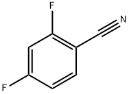 2,4-二氟苯腈 结构式