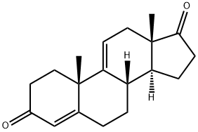 雄甾-4,9(11)-二烯-3,17-二酮 结构式