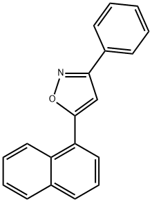 5-(1-Naphtyl)-3-phenylisoxazole Structure