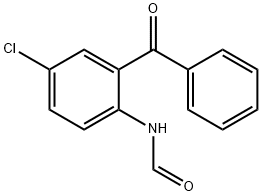 N-(2-BENZOYL-4-CHLOROPHENYL)FORMAMIDE Struktur