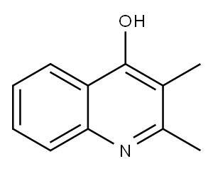 2,3-DIMETHYLQUINOLIN-4-OL, 10352-60-0, 结构式