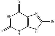 8-溴黄嘌呤, 10357-68-3, 结构式
