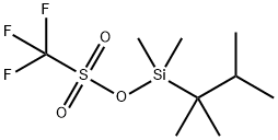 DIMETHYL-(2,3-DIMETHYL-2-BUTYL)SILYL TRIFLUOROMETHANESULFONATE Structure