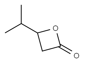 beta-Isopropyl-beta-propiolactone Structure