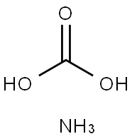 炭酸アンモニウム 化学構造式