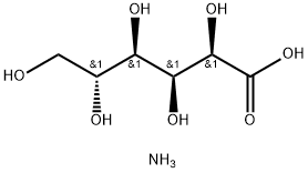 D-葡萄糖酸铵 结构式