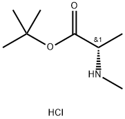 N-甲基-L-丙氨酸叔丁酯盐酸盐 结构式