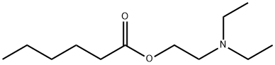 2-Diethylaminoethyl hexanoate Struktur