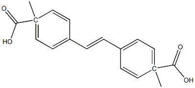 Dimethyl stilbene-4,4'-dicarboxylate Structure
