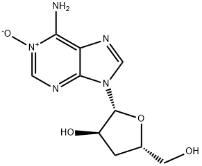 3'-deoxyadenosine N(1)-oxide Struktur