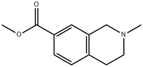 Methyl 2-methyl-1,2,3,4-tetrahydroisoquinoline-7-carboxylate Struktur