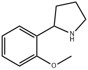 2-(2-甲氧苯基)-吡咯烷, 103857-96-1, 结构式