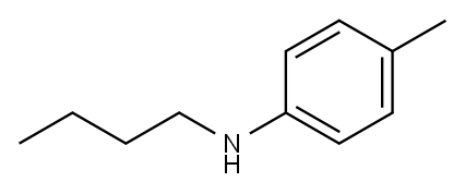 N-正丁基-4-甲苯胺, 10387-24-3, 结构式