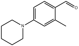 2-メチル-4-ピペリジン-1-イルベンズアルデヒド 化学構造式