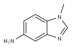 1-甲基苯并咪唑-5-胺, 10394-38-4, 结构式