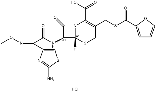 盐酸头孢噻呋, 103980-44-5, 结构式