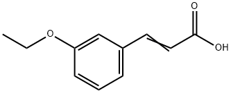 TRANS-3-ETHOXYCINNAMIC ACID Struktur