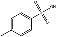 トルエン-4-スルホン酸 化学構造式