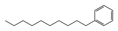 n-Decylbenzene Structure