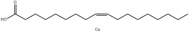 (Z)-9-オクタデセン酸/銅,(1:x) 化学構造式