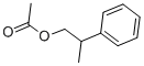 1-アセトキシ-2-フェニルプロパン 化学構造式