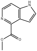 METHYL 1H-PYRROLO[3,2-C]PYRIDINE-4-CARBOXYLATE Struktur