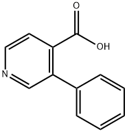 3-苯基异烟酸 结构式