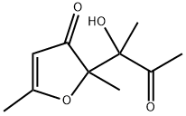2-(2-羟基-3-氧代丁-2-基)-2,5-二甲基-3(2H)-酮 结构式