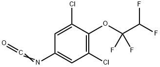3,5-二氯-4-(1,1,2,2-四氟乙氧基)苯基异氰酸酯, 104147-33-3, 结构式