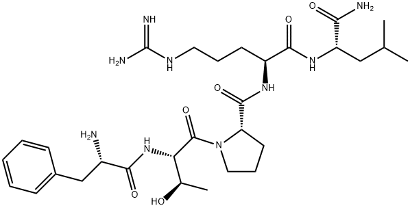 白细胞焦激肽(4-8), 104191-78-8, 结构式