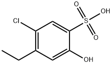 5-CHLORO-4-ETHYL-2-HYDROXYBENZENESULFONIC ACID Structure