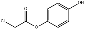 氯乙酸-P-羟基苯酯, 10421-12-2, 结构式