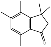 3,3,4,5,7-Pentamethyl-1-indanone Struktur