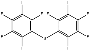 ビス(ペンタフルオロフェニル)スルフィド 化学構造式