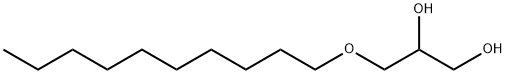 1,2-Propanediol, 3-decyloxy-, Struktur