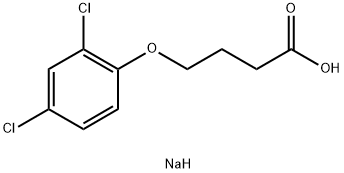 4-(2,4-ジクロロフェノキシ)酪酸ナトリウム 化学構造式