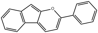 Indeno[2,1-b]oxine, 2-phenyl- Structure
