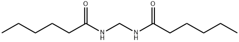 N,N'-メチレンビス(ヘキサンアミド) 化学構造式
