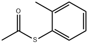 2-甲基苯硫酚乙酸酯, 10436-57-4, 结构式