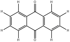 ANTHRAQUINONE-D8 Struktur