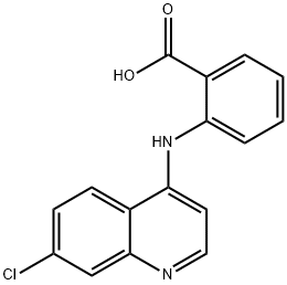 GLAFENIC ACID, 10440-42-3, 结构式