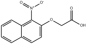 [(1-硝基-2-萘基)氧基]乙酸, 10440-91-2, 结构式